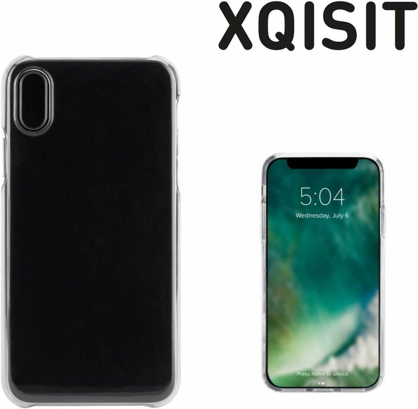 Xqisit iPlate Glossy Black Case Back Cover for iphone X XS 5.8"