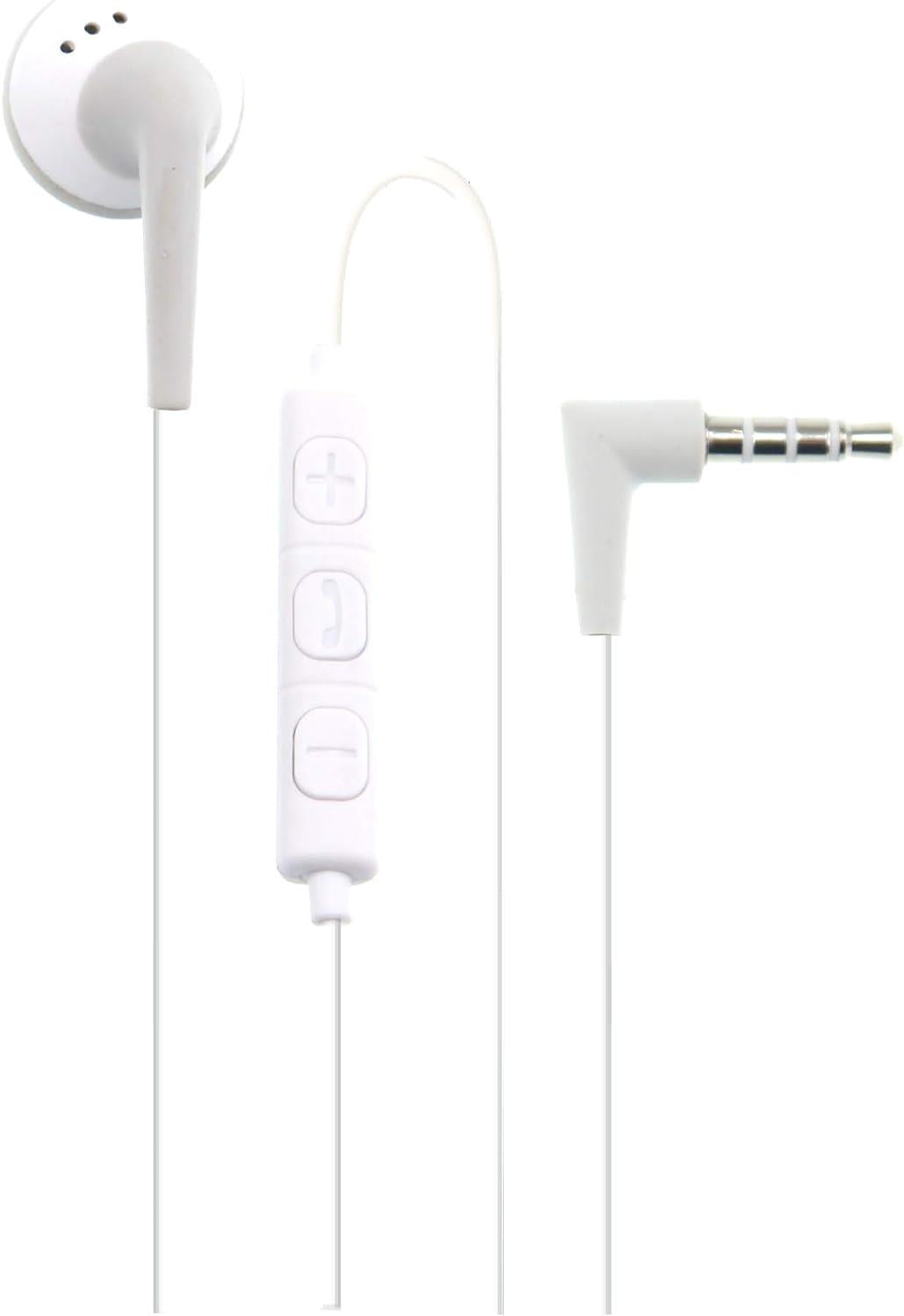 U Unique London Mono Wired White Headset with Volume Control iphone samsung