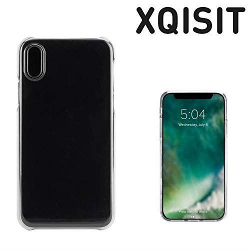 Xqisit iPlate Glossy Black Case Back Cover for iphone X XS 5.8"