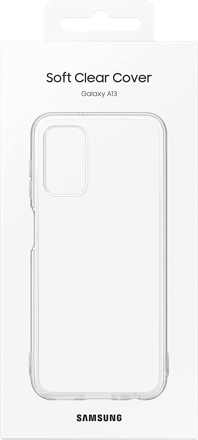 Official Samsung Galaxy A13 Soft Clear Cover Transparent - EF-QA135TTEGEU