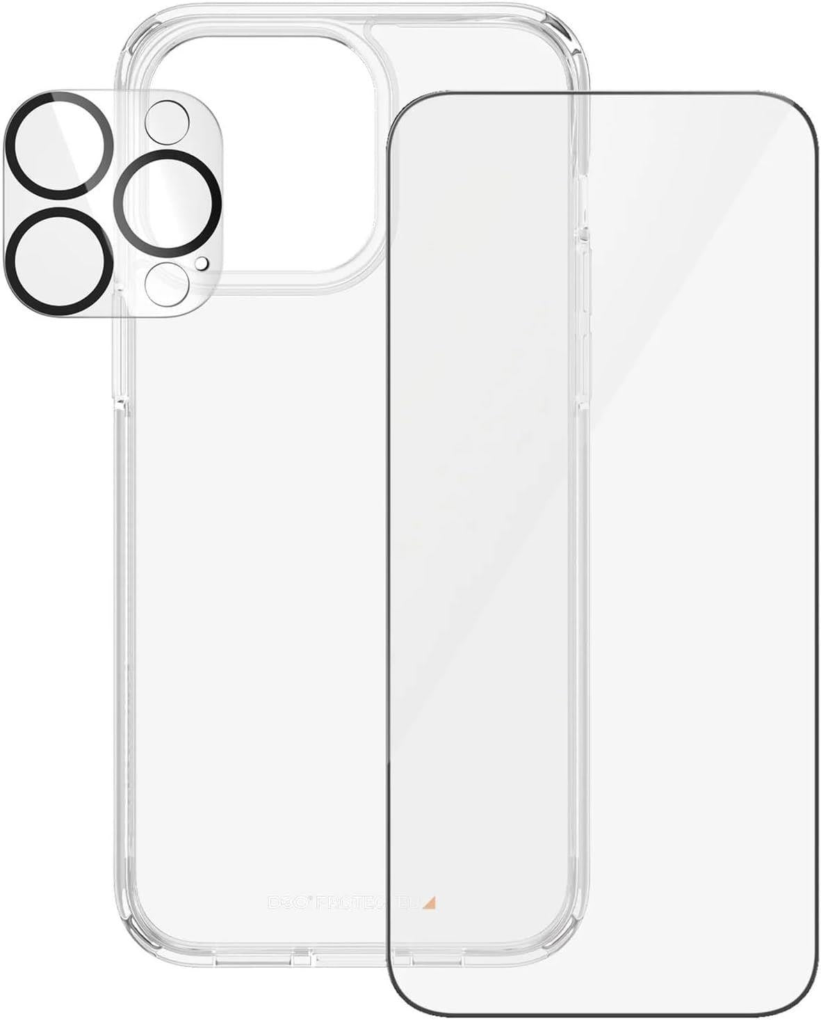 Panzer Glass Powerful 3 in 1 Bundle Pack for iPhone 15 Pro Max 6.7" - B1172�