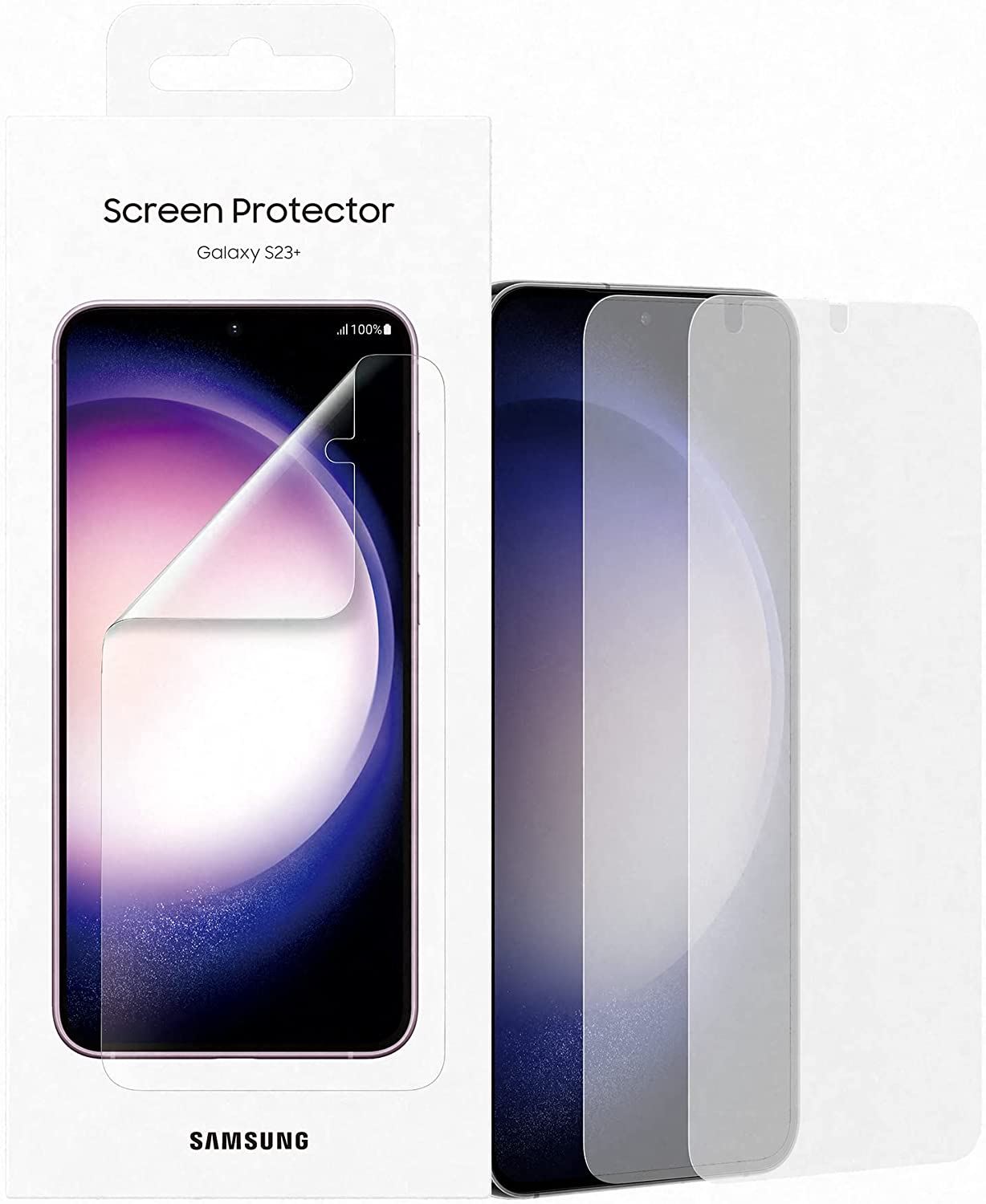 Official Samsung Galaxy S23 Plus Screen Protector Full Glue Transparent - EF-US916CTEGWW