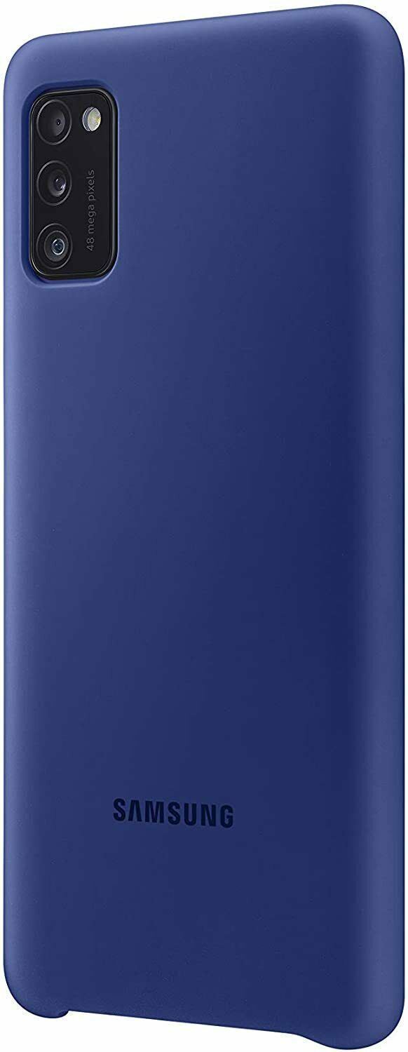 Samsung Galaxy A41 Silicone Cover Case - Blue