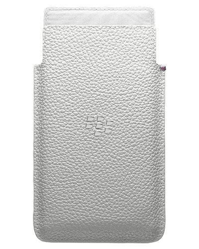 BlackBerry ACC-60115-002 Leather Case for Leap - White