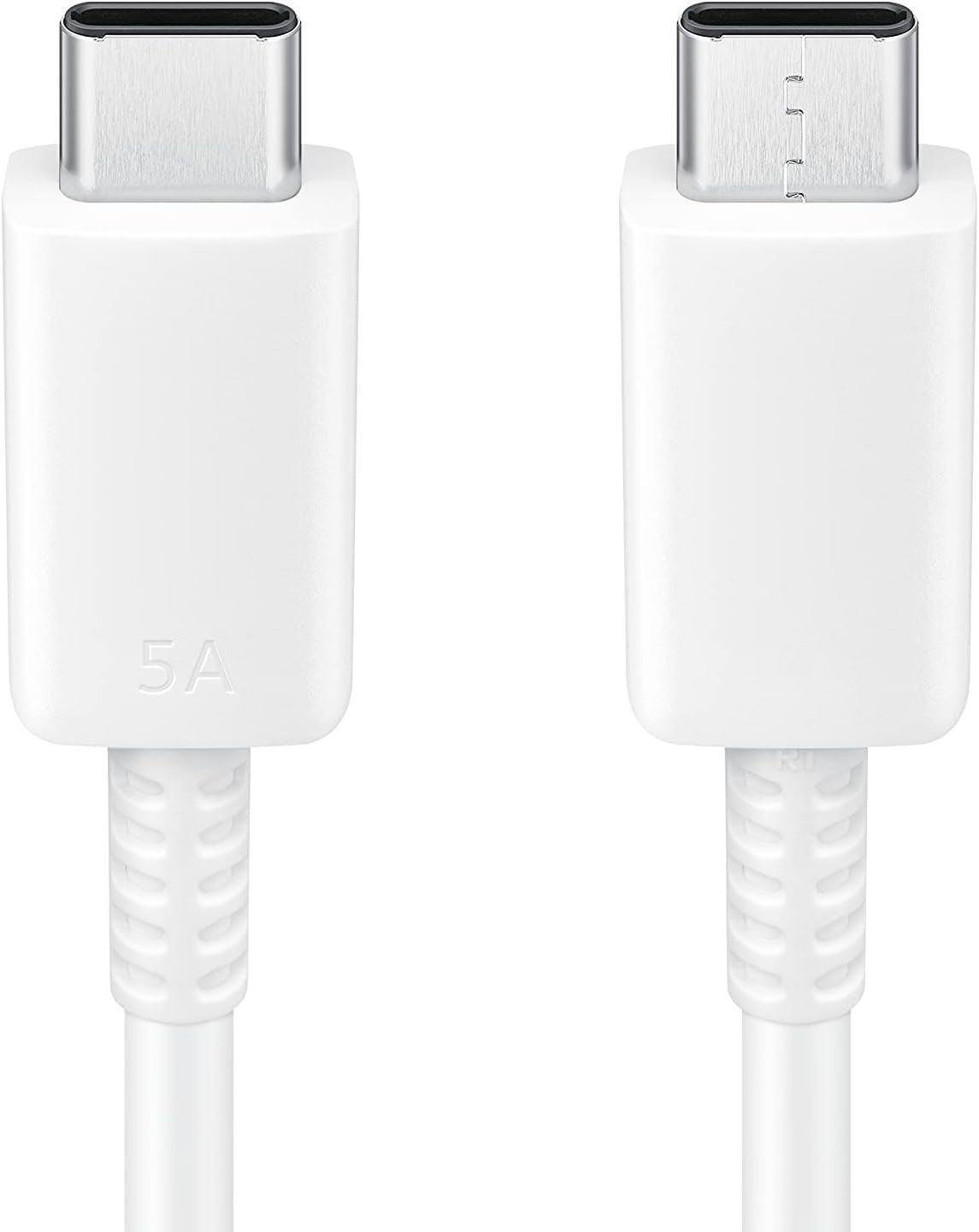 Samsung 1M 5 Amp USB C to USB C Cable White - EP-DN975BWEGWW