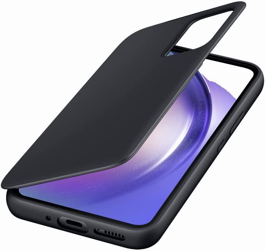 Official Samsung Galaxy A54 5G Smart View Wallet Case Black - EF-ZA546CBEGWW