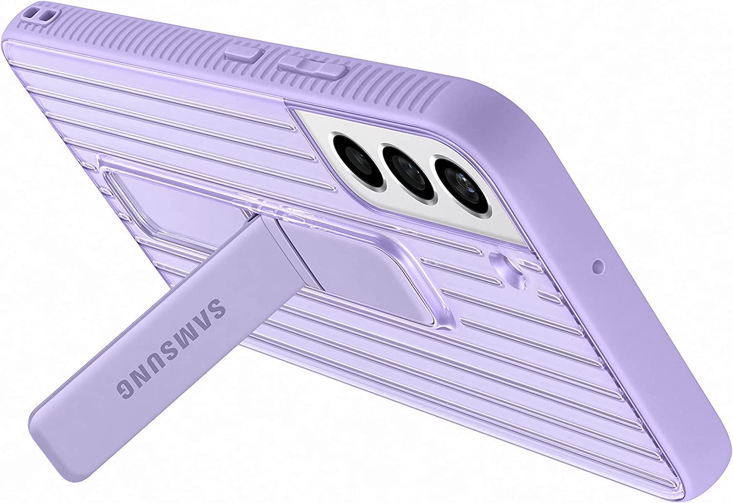 Official Samsung Galaxy S22 Plus Protective Standing Cover Lavender/Yellow - EF-RS906CVEGWW