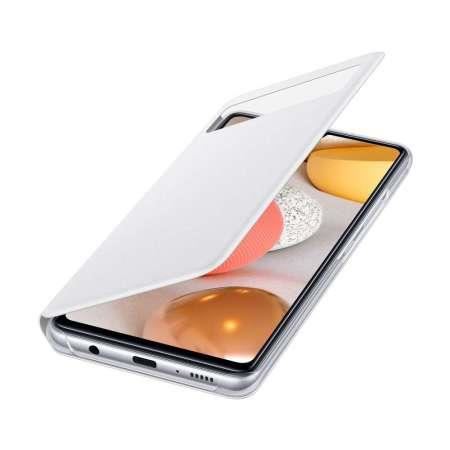 SAMSUNG Galaxy A42 S View Wallet Cover Case - White