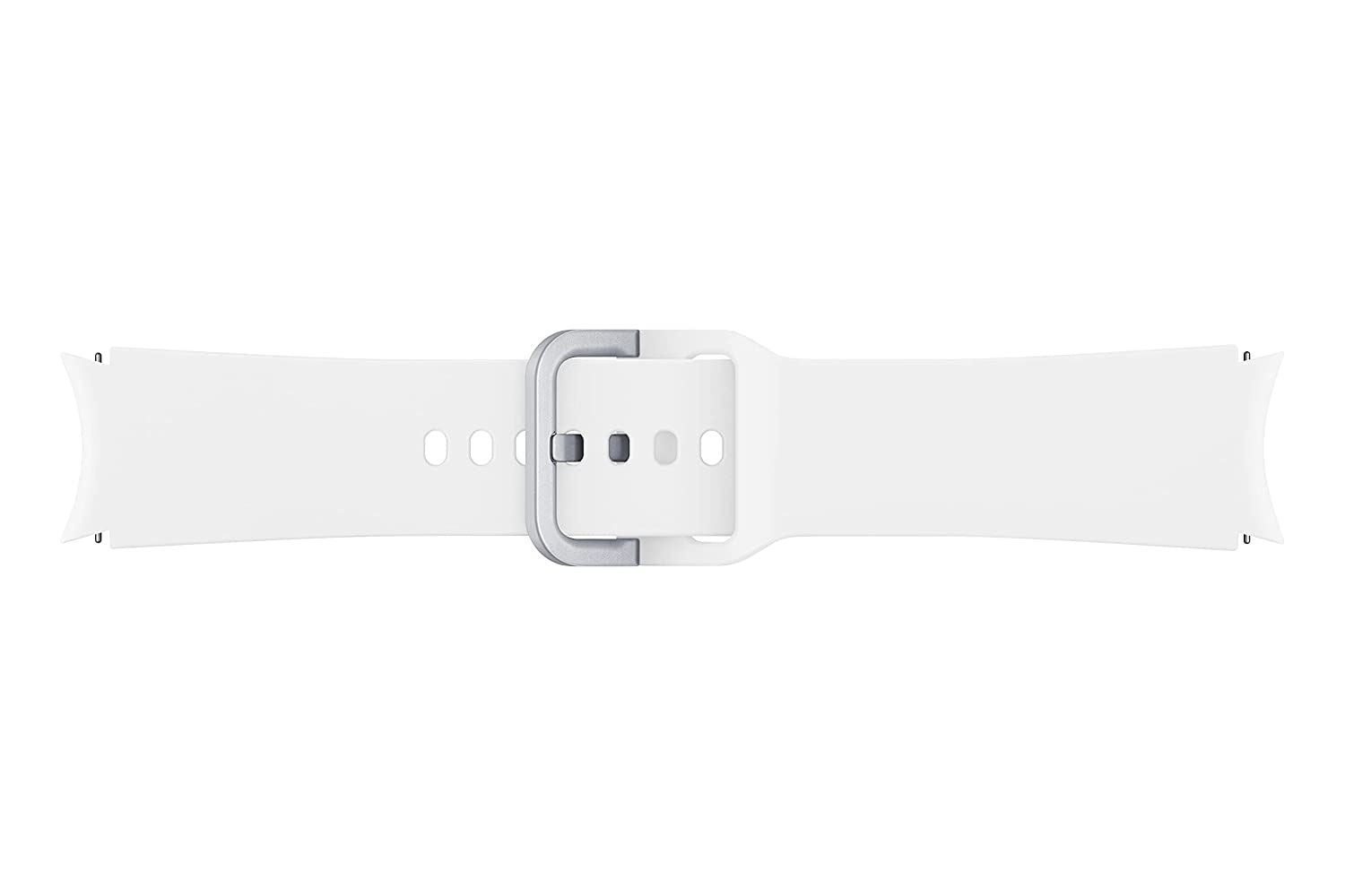 Official Samsung Galaxy Watch 4/5/5 Pro Sport Band 20mm M/L White - ET-SFR91LWEGEU