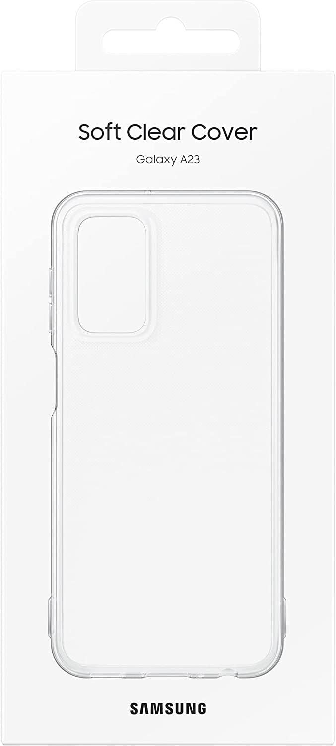 Official Samsung Galaxy A23 5G Soft Clear Cover Transparent - EF-QA235TTEGWW