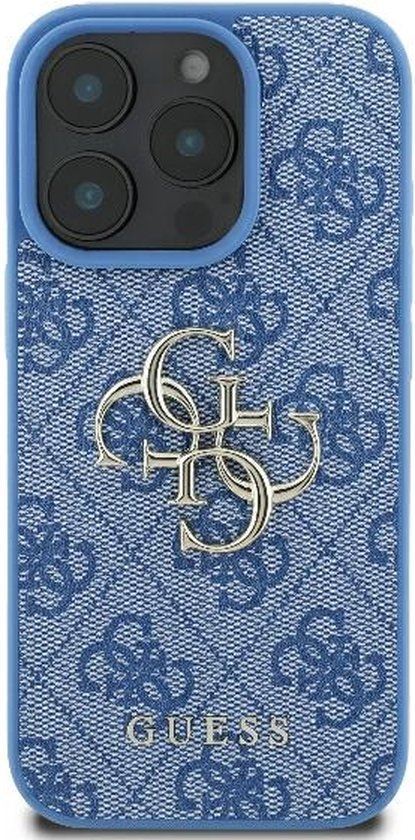 Guess 4G Big Logo Case for iPhone 16 Pro Max 6.9" Blue