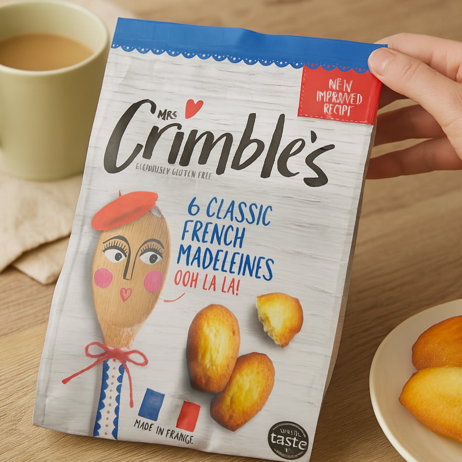 Mrs Crimbles Authentically Classic French Madeleines Gluten Free - 180g