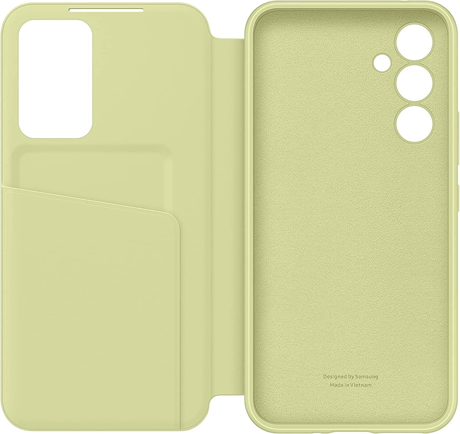 【開封品】Galaxy A54 Smart View Wallet カバー 純正 Official Samsung Galaxy A54 5G Smart View Wallet Case Lime - EF-ZA546CGEGWW