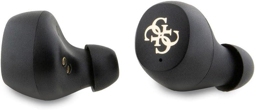 Guess 4G Metal Logo True Wireless Earbuds with Charging Case Brown - GUTWSP4EGW