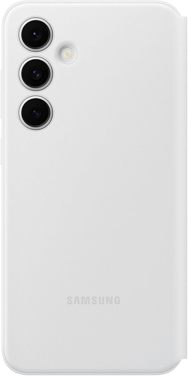 Samsung Galaxy S24 FE Smart View Wallet Case White EF-ZS721CWEGWW