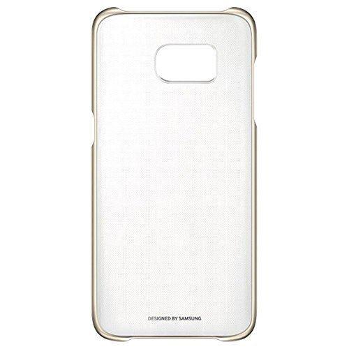 Samsung Galaxy S7 Edge Clear Cover Gold Case Cover EF-QG935CFEG