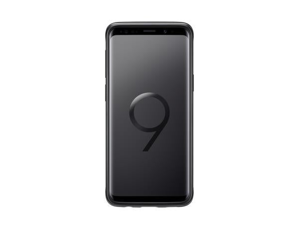 Samsung Protective Cover Case with Flip-Out Stand for Galaxy S9 - Black