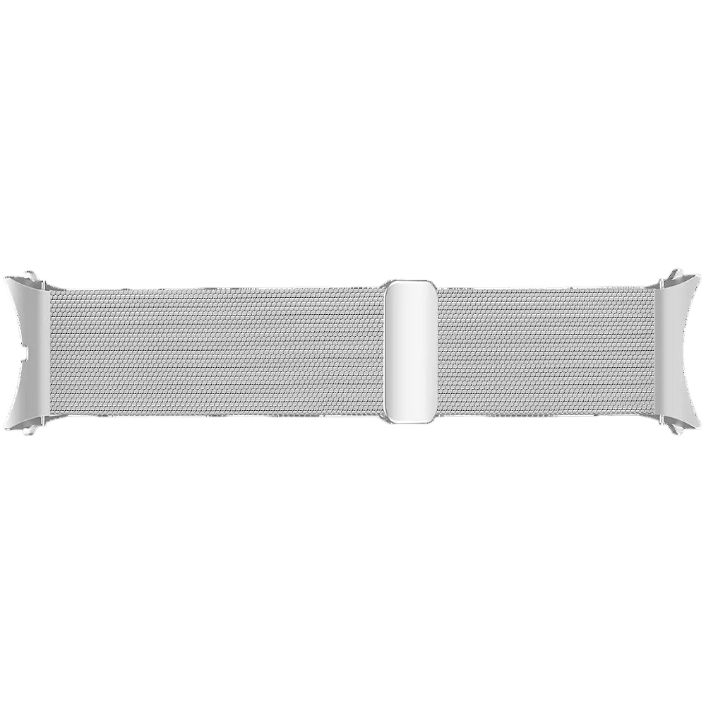 Official Samsung Galaxy Watch 4/5 Milanese Band 44mm Silver - GP-TYR91HCASW