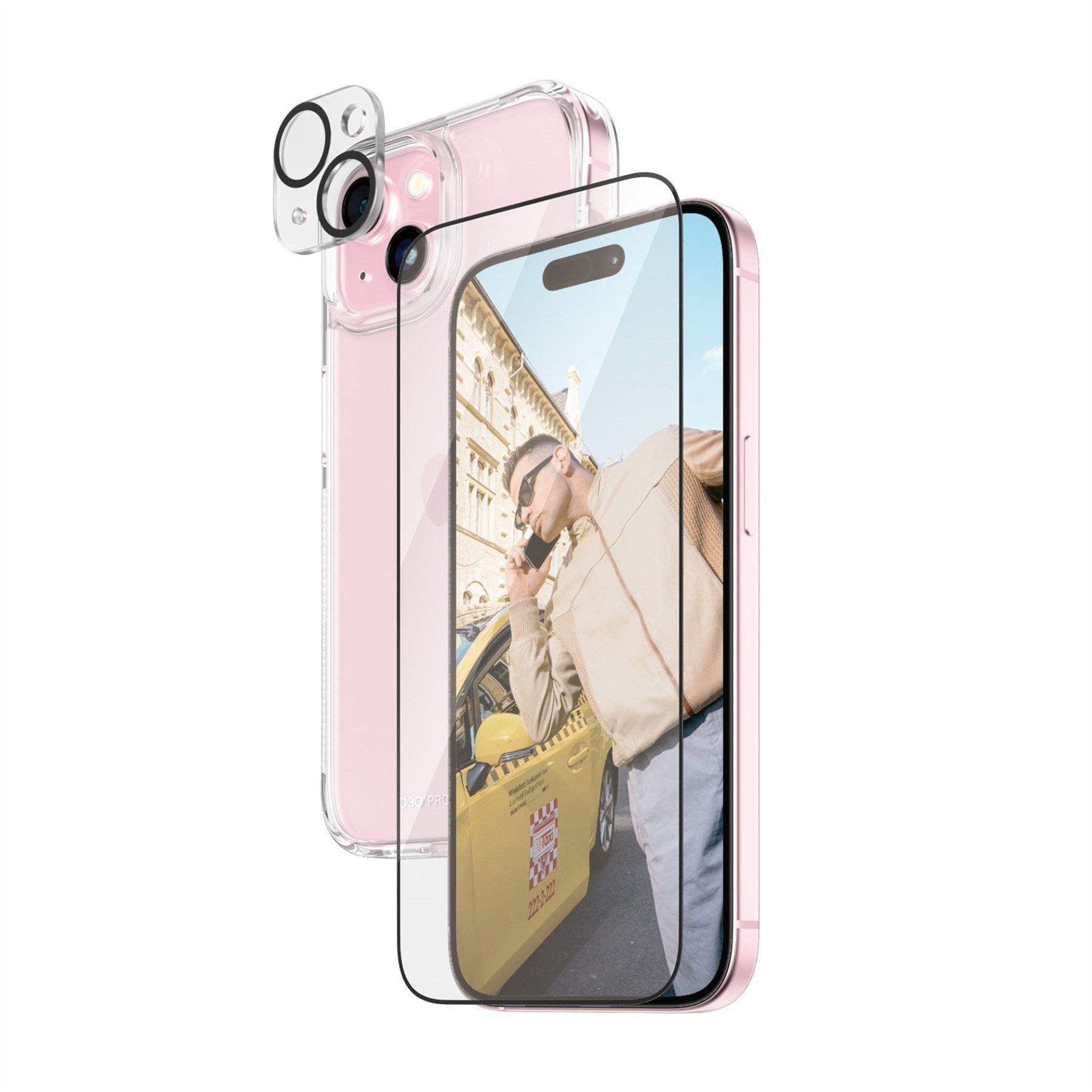 Panzer Glass Powerful 3 in 1 Bundle Pack for iPhone 15 6.1" - B1172�