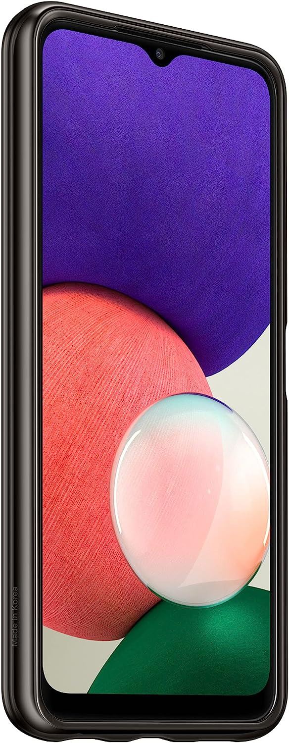 Official Samsung Galaxy A22 5G Soft Cover Black - EF-QA226TBEGEU