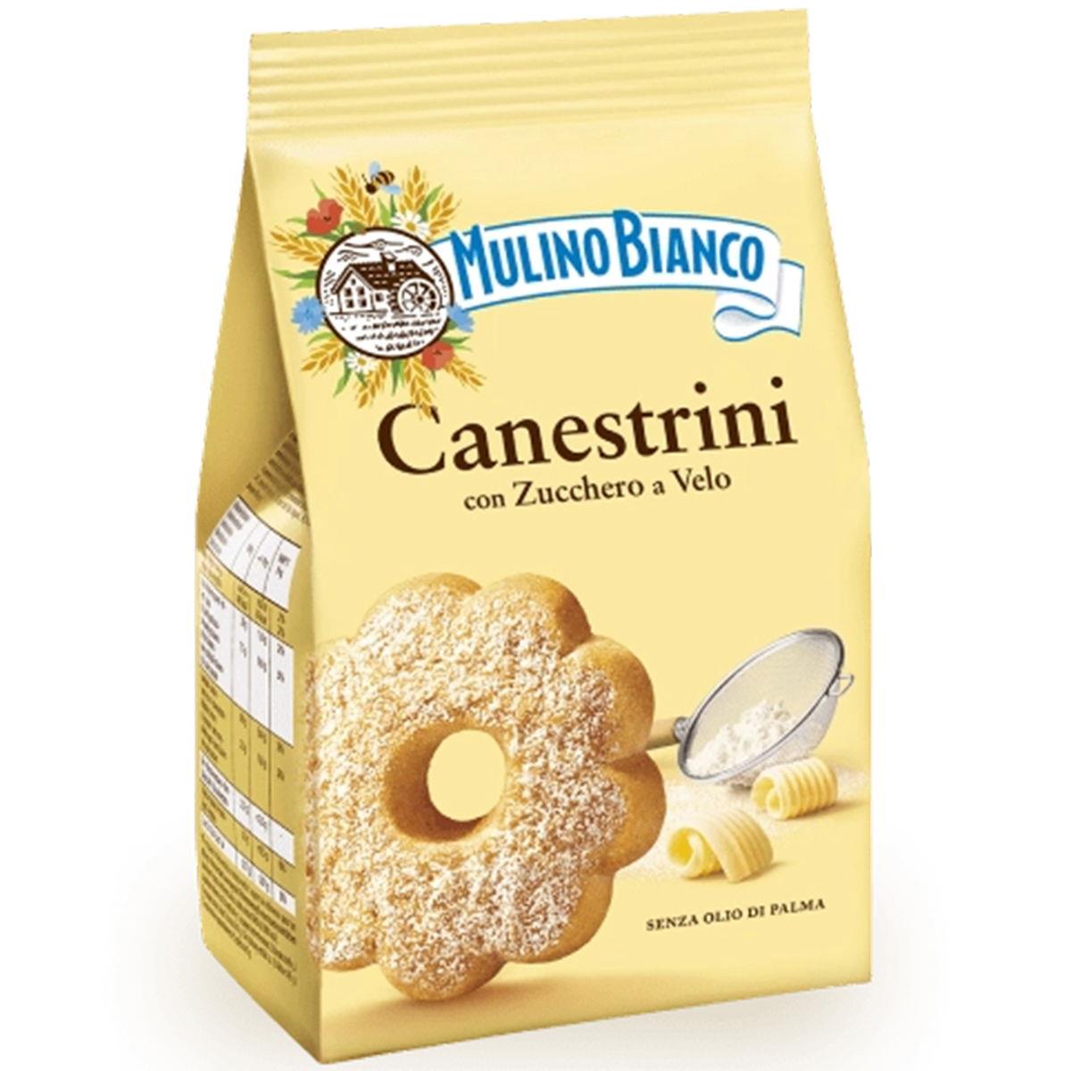 Mulino Bianco Canestrini Italian Shortbread Cookies No Palm Oil - 200g