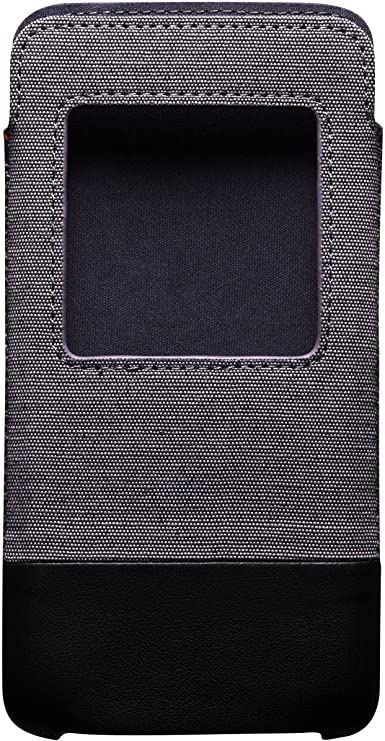Blackberry DTEK50 Grey Black Smart Pocket Case Pouch ACC-63006-001