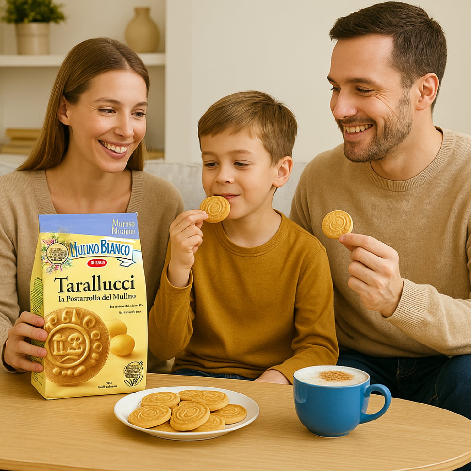 Mulino Bianco Tarallucci Shortbread Biscuits with Eggs Biscotti Cookies 350g