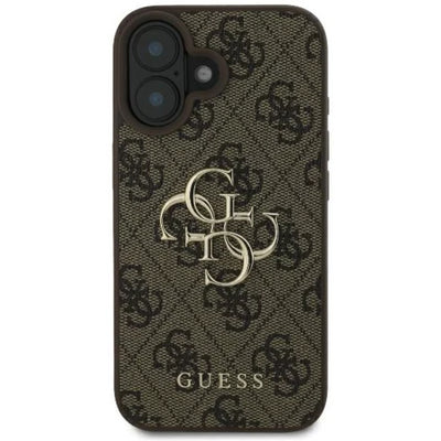 Guess 4G Big Logo Case for iPhone 16 6.1" Brown - GUHCP16S4GMGBR