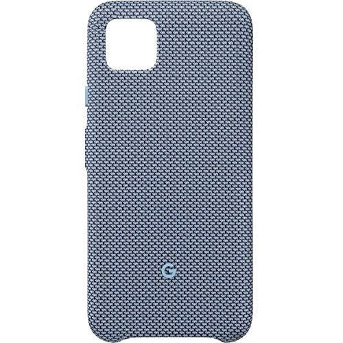 Google Pixel Case for Pixel 4 - Protective Phone Cover with Tailored Fabric and Active Edge Compatible - Official Google Pixel Cover - Blue-ish