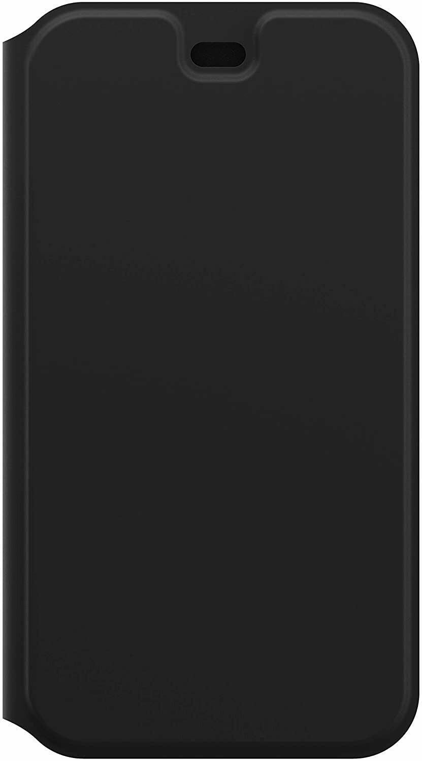 OtterBox Strada Via, Sleek, Soft-Touch Protective Folio for iPhone 11 - Black Night (77-62885)