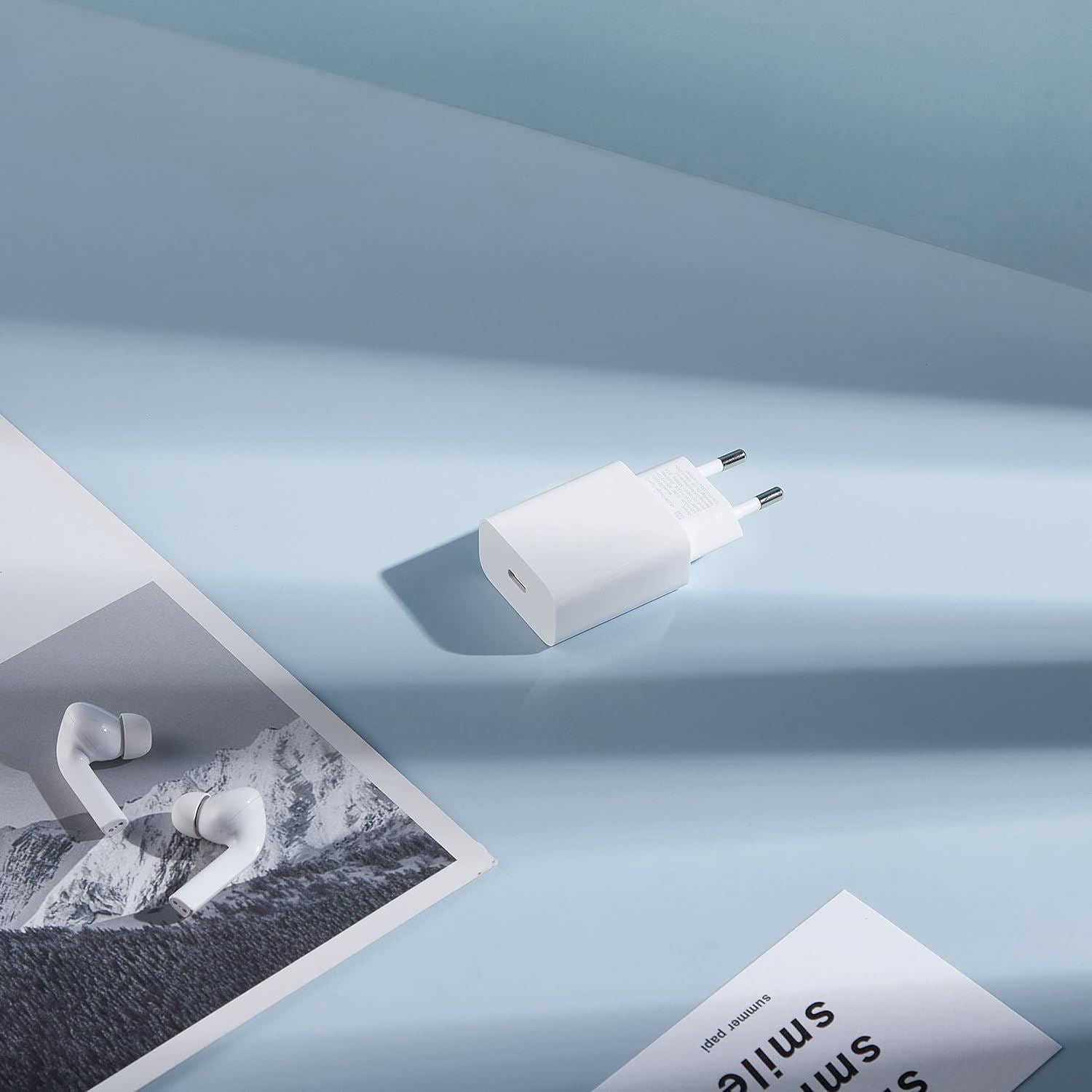 Xiaomi Mi 20W USB C Mains EU Charging Plug White - BHR4927GL