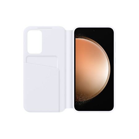 Samsung Galaxy S23 FE Smart View Wallet Case White - EF-ZS711CWEGWW