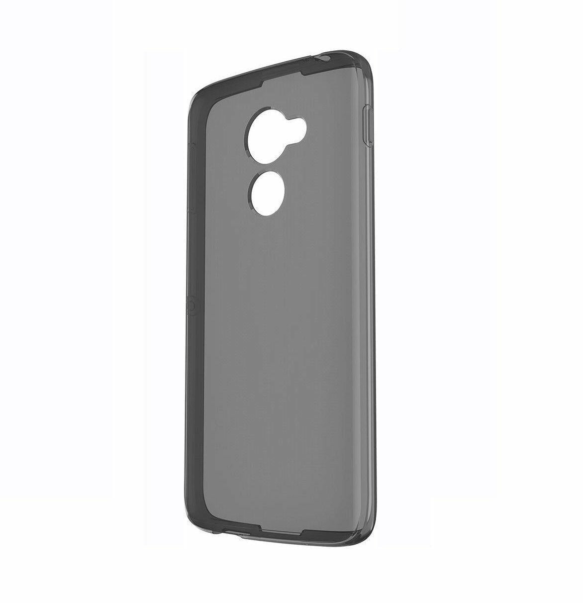 Blackberry DTEK60 Black Transparent Soft Shell Case Cover ACC-63105-001