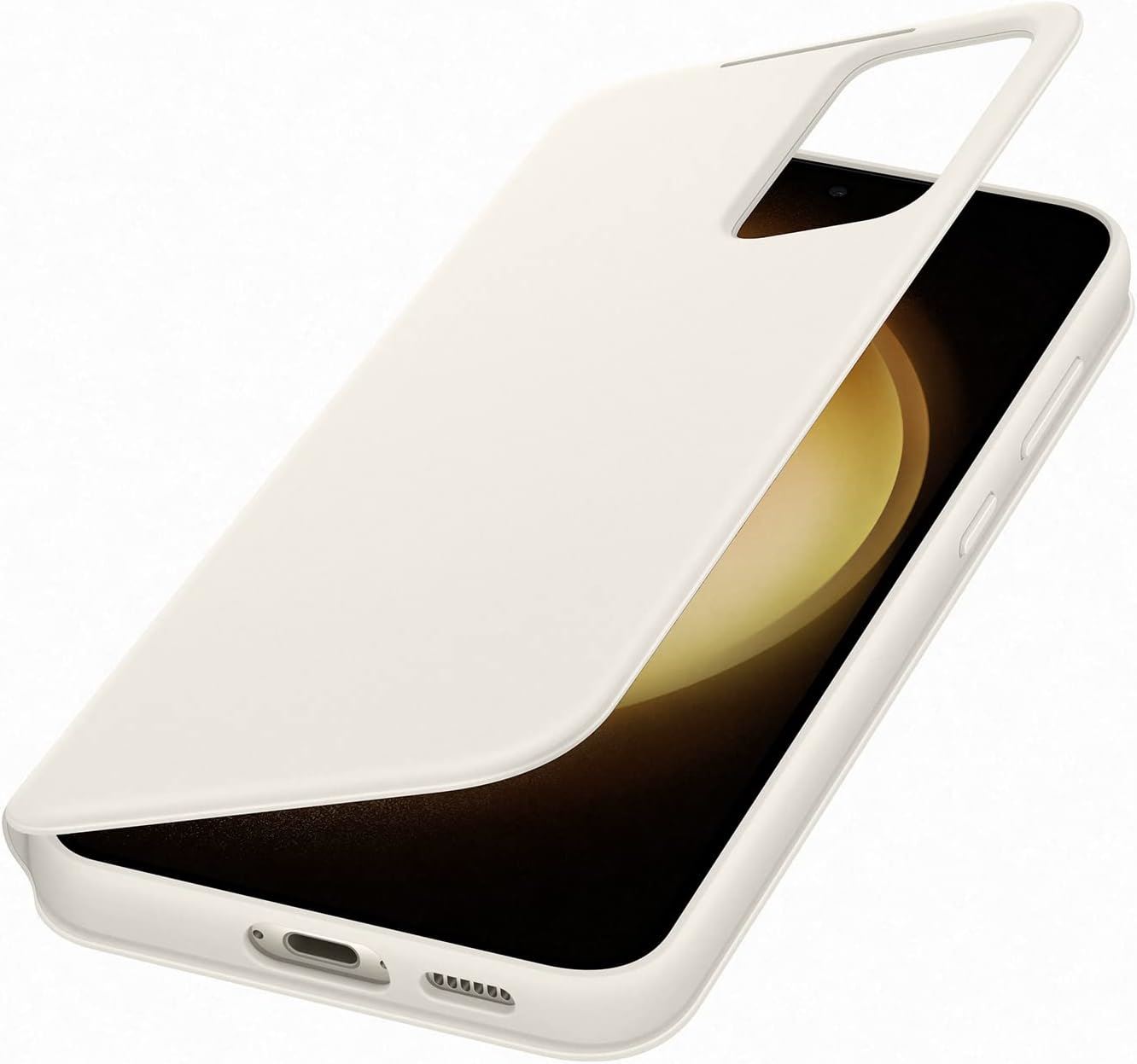 Samsung Galaxy S23 Plus Smart View Wallet Case Cream - EF-ZS916CUEGWW