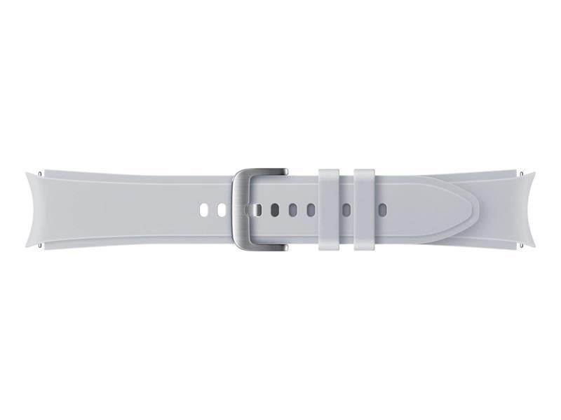 Official Samsung Galaxy Watch 4/5/5 Pro Ridge Sport Band 20mm M/L Silver - ET-SFR89LSEGEU