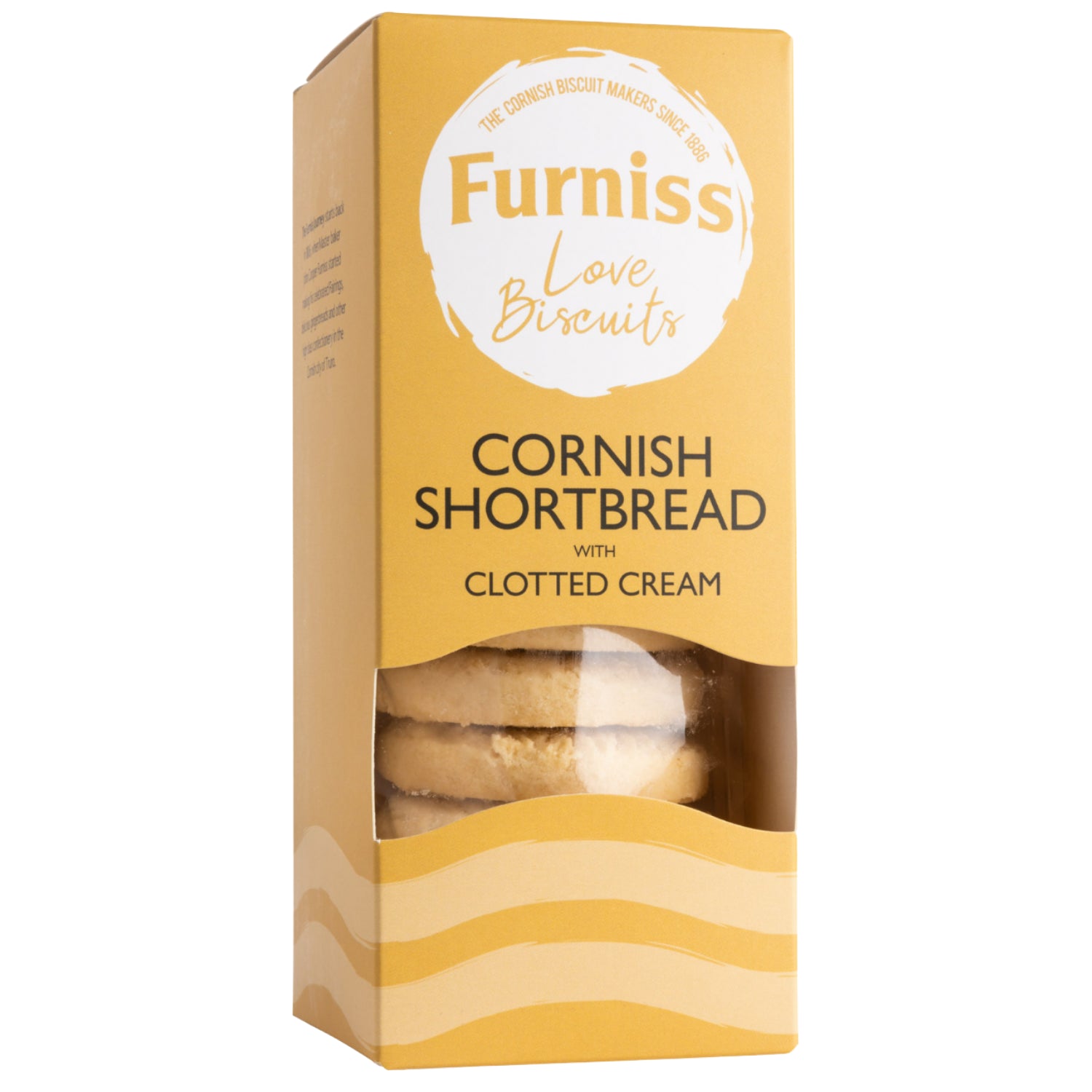Furniss Cornish Shortbread & Clotted Cream Biscuits Rich, Buttery Flavor 200g