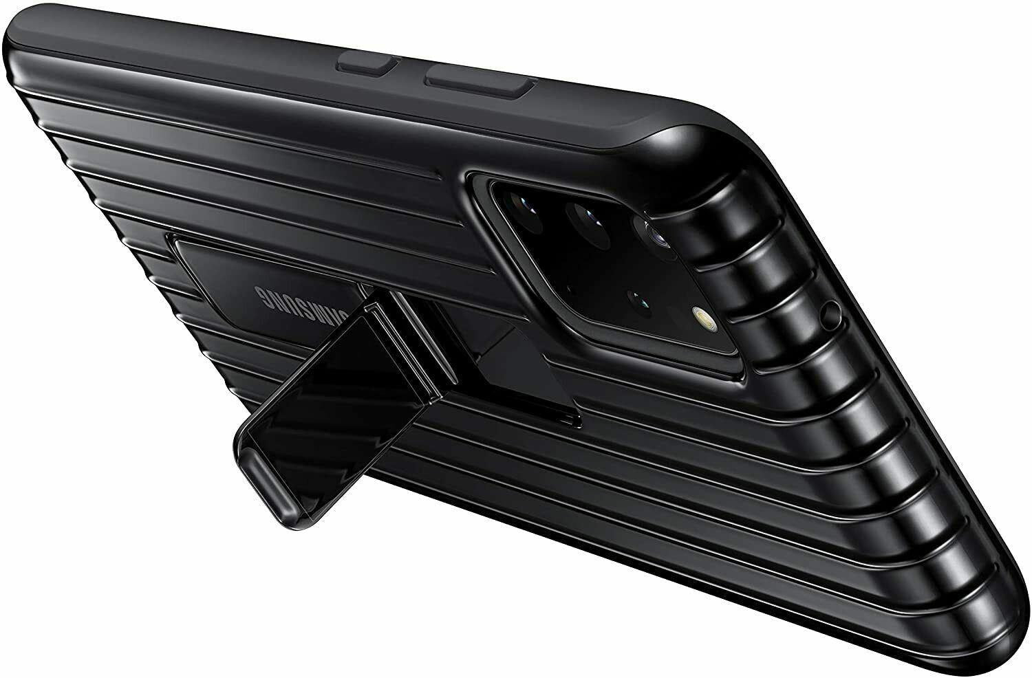 Samsung Original Galaxy S20 5G Protective Standing Cover/Mobile Phone Case - Black
