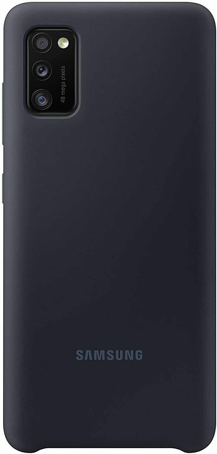 Samsung Galaxy A41 Black Silicone Cover Soft Case EF-PA415TBEGEU