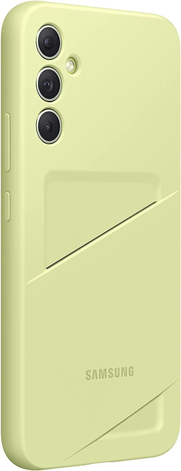 Official Samsung Galaxy A34 5G Card Slot Case Lime - EF-OA346TGEGWW