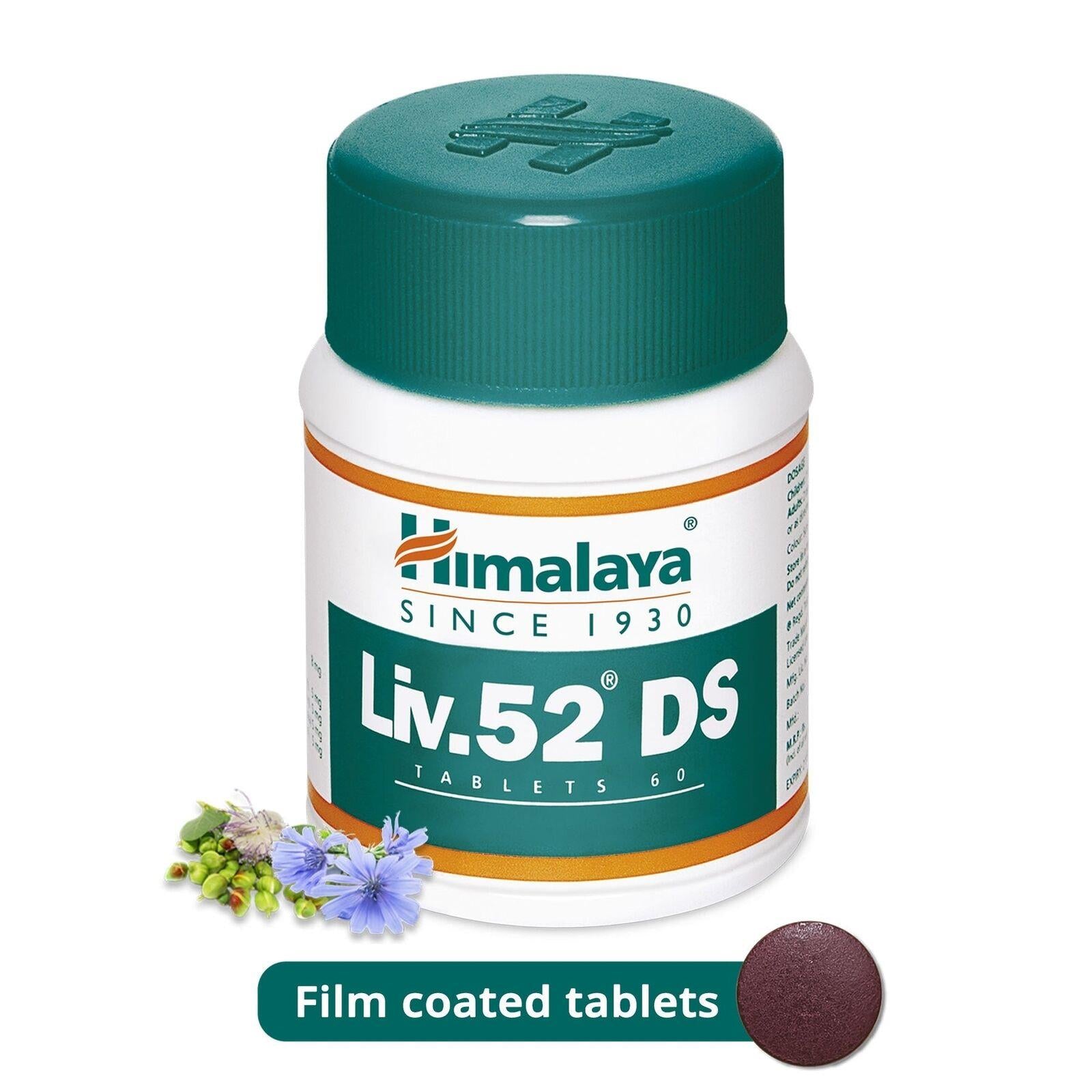 LIV 52 Liv.52 DS Double Strength (1 x 60 Tablets) Liver Detox Food supplements