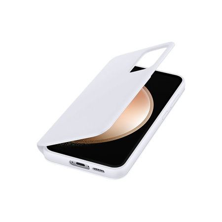 Samsung Galaxy S23 FE Smart View Wallet Case White - EF-ZS711CWEGWW