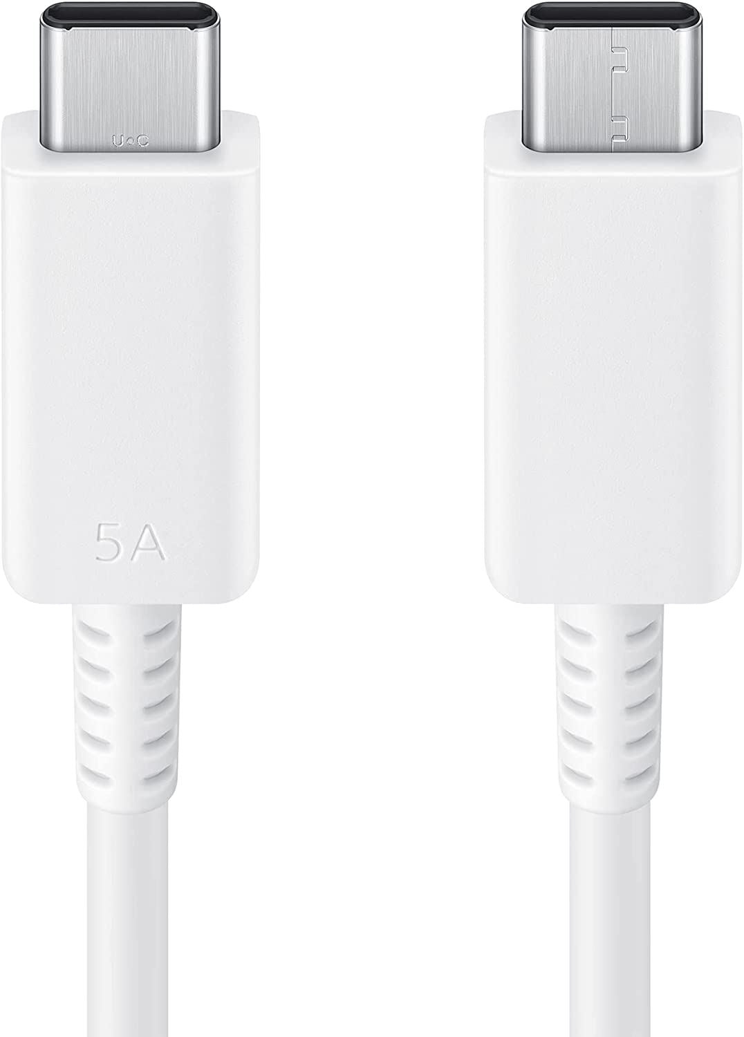 Official Samsung 1.8M 5 Amp USB C to C Charging Cable White - EP-DX510JWEGEU