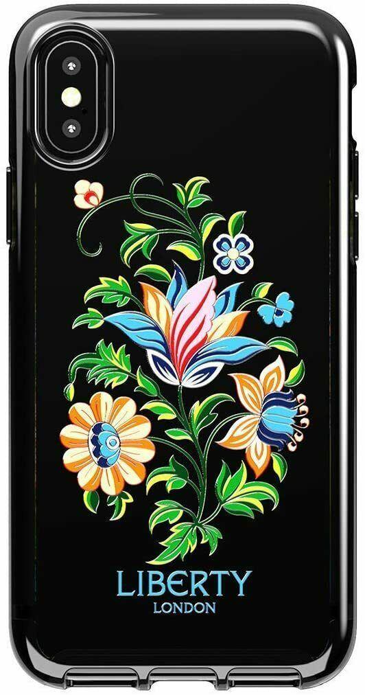 Tech21 Evo Luxe Case Black Flowers for iphone X XS 5.8" T21-6187