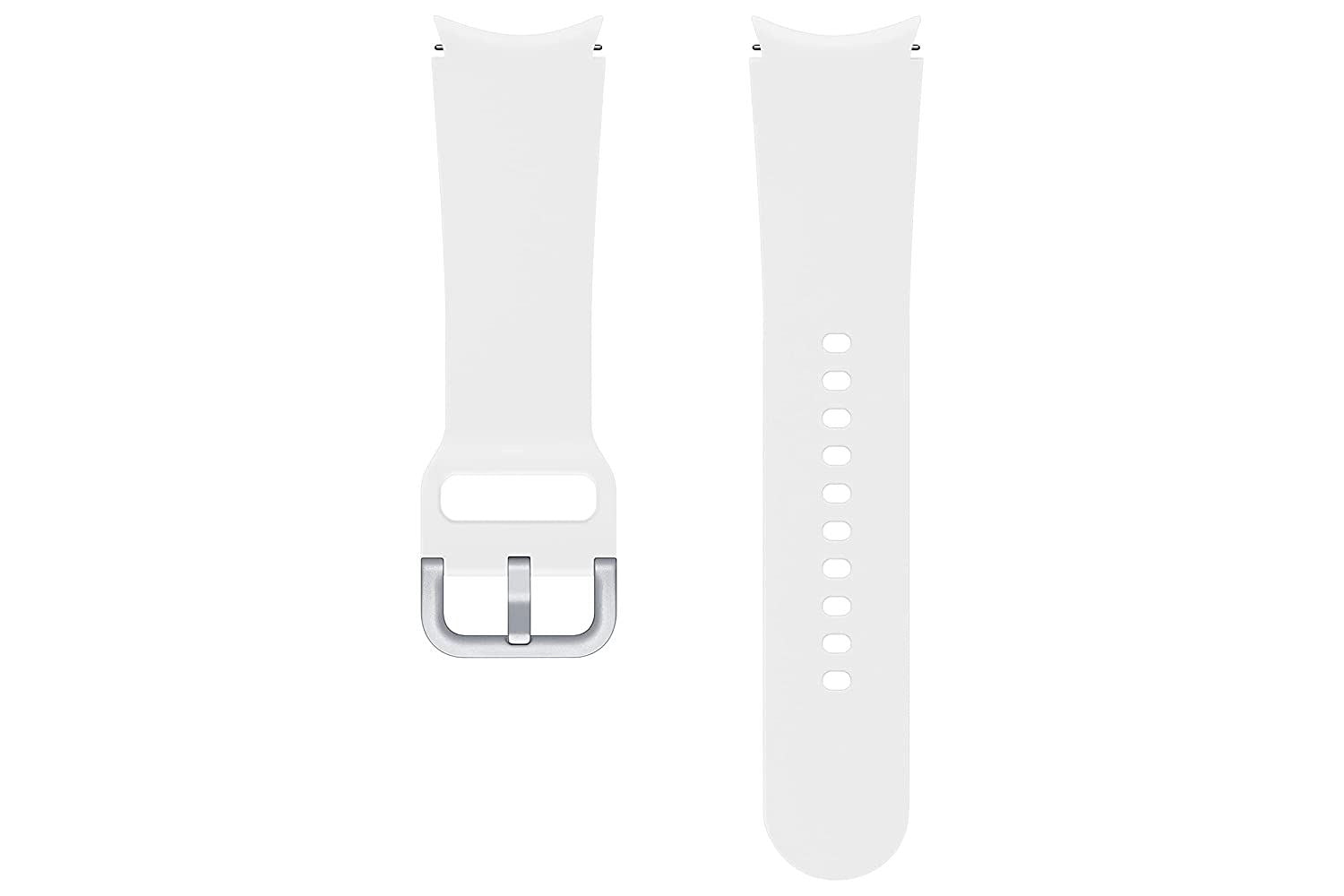 Official Samsung Galaxy Watch 4/5/5 Pro Sport Band 20mm M/L White - ET-SFR91LWEGEU