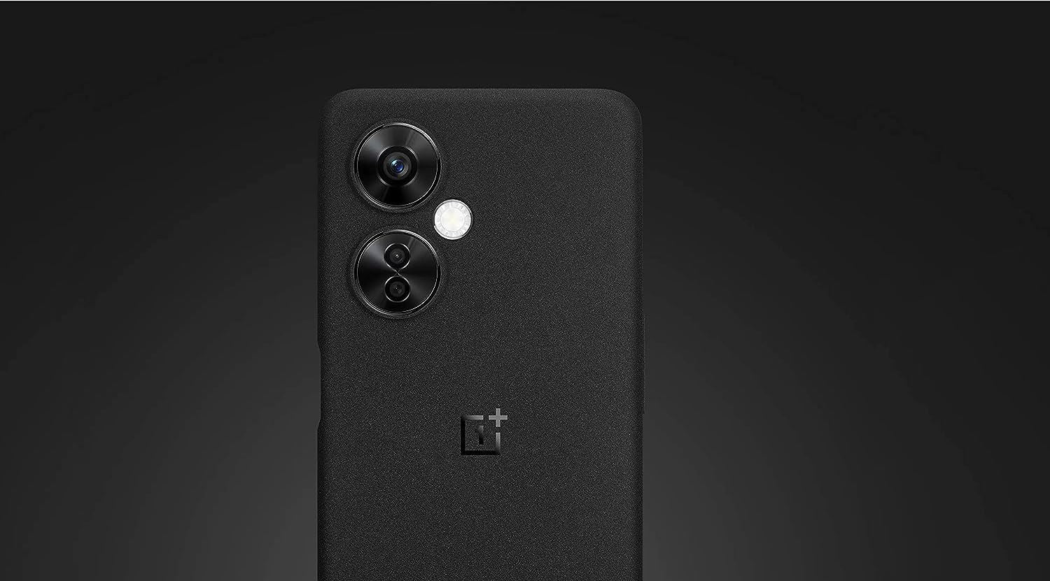 Official OnePlus Nord CE 3 Lite 5G Sandstone Bumper Case Black - 5431101126