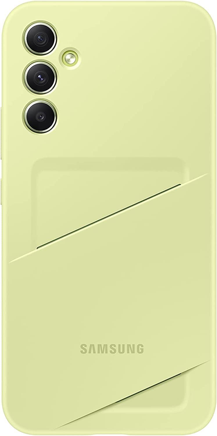 Official Samsung Galaxy A34 5G Card Slot Case Lime - EF-OA346TGEGWW