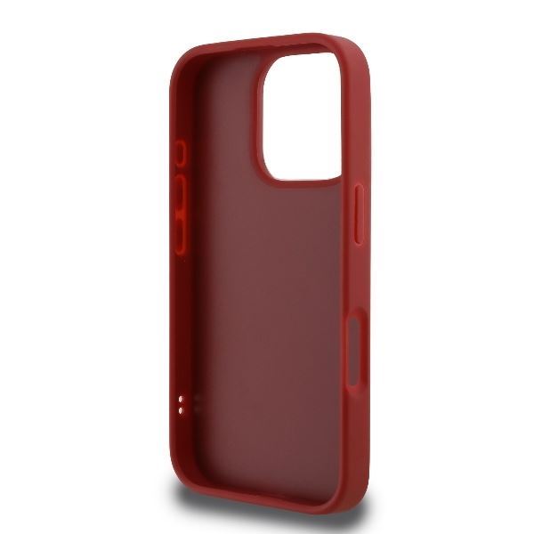 Karl Lagerfeld Quilted Signature Case for iPhone 16 Pro Max 6.9" Red