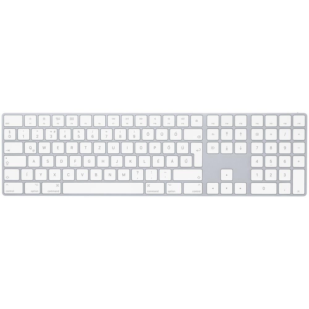 Apple Magic Keyboard with Numeric Keypad Hungarian Silver A1843 - MQO52MG/A
