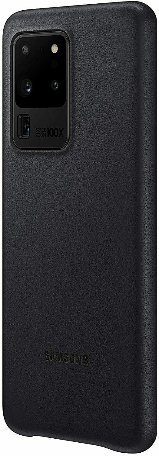 Samsung Galaxy S20 Ultra Leather Cover Black Case EF-VG988LBEG