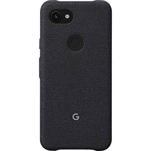Google Pixel Case for Pixel 3a XL - Protective Phone Cover with Tailored Fabric and Active Edge Compatible - Official Google Pixel Cover - Carbon
